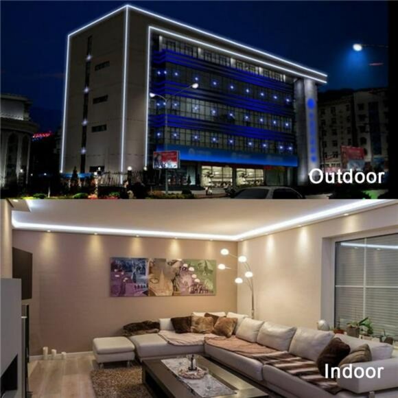 LED Rope Lights Outdoor Indoor Waterproof Connectable Patio Garden Christmas Dec - Picture 3 of 8